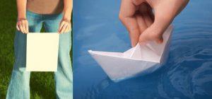 waterproof paper using Clear Nail Polish